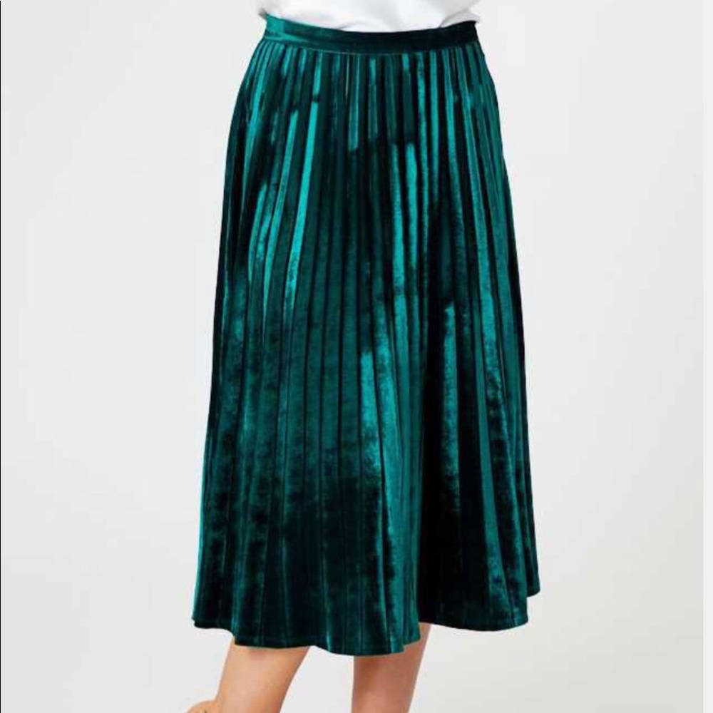 Emerald Green Maxi Skirt